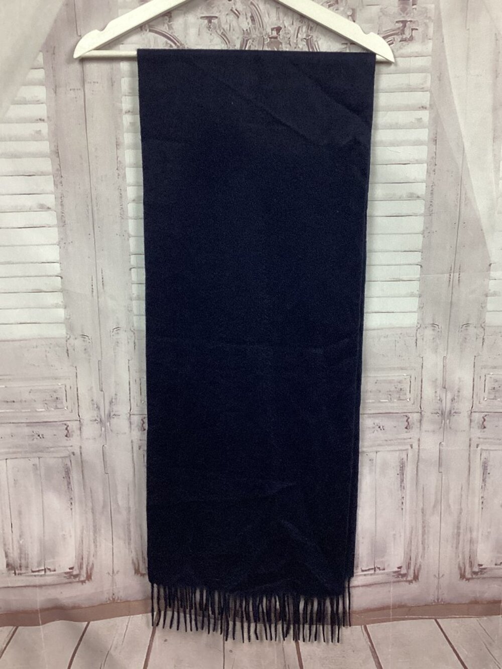 Jos. A. Bank Cashmere Scarf Dark Blue NWT